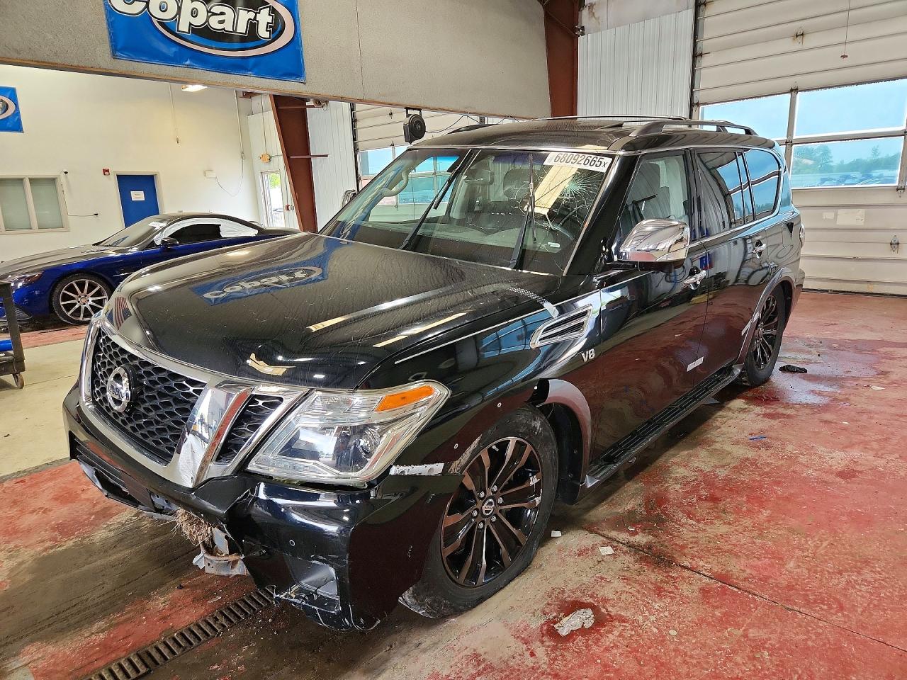 2017 Nissan Armada VIN JN8AY2NC1H9511580 — COPART salvage auction photo