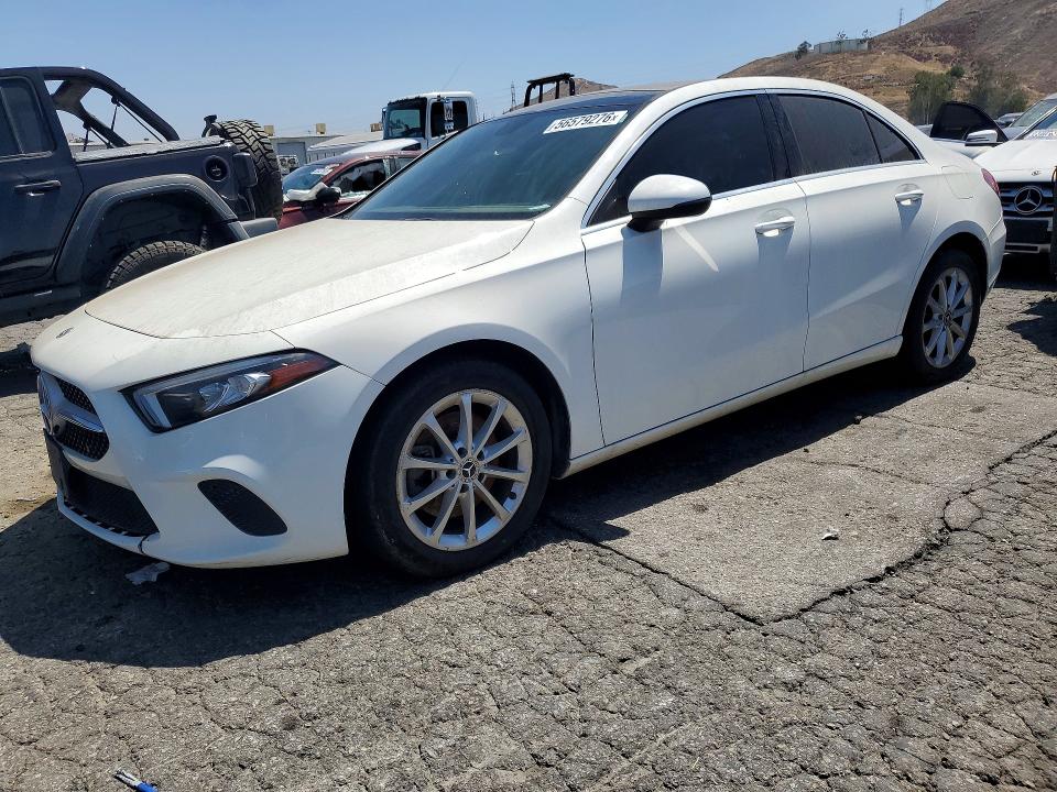 2019 Mercedes-benz A-klasse VIN WDD3G4FB6KW019697 COPART salvage auction — MINOR DENT/SCRATCHES, Ca - Dis/Dlr/Exp Only Clean Title, sold $7,100 on 2026-07-30 (photo 1)