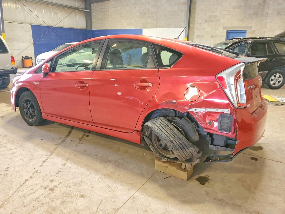 2012 Toyota Prius VIN JTDKN3DU9C1566004 COPART salvage auction — REAR END, Pa - Certificate Of Salvage, sold $2,000 on 2026-07-20 (photo 2)