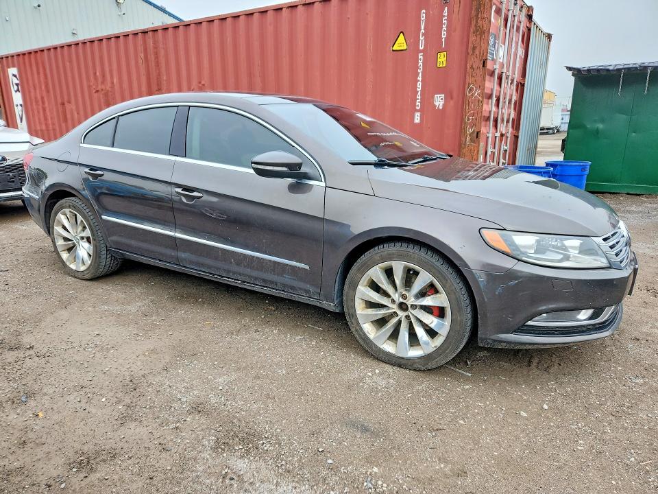 2013 Volkswagen Passat cc VIN WVWRN7AN6DE516108 COPART salvage auction — REAR END, On - Permit Salvage, sold $400 on 2026-08-18 (photo 4)