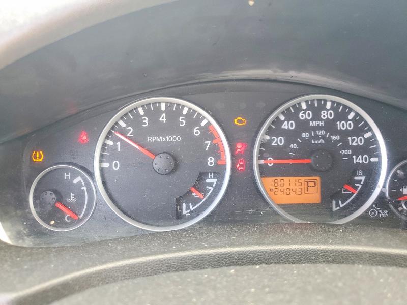 2012 Nissan Pathfinder VIN 5N1AR1NN3CC610249 COPART salvage auction — FRONT END, Fl - Certificate Of Title (P), sold $350 on 2026-07-08 (photo 9)