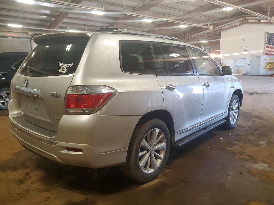 2011 Toyota Highlander hybrid VIN JTEDC3EH3B2001042 COPART salvage auction — VANDALISM, Va - Certificate Of Title, sold $4,250 on 2026-07-27 (photo 3)