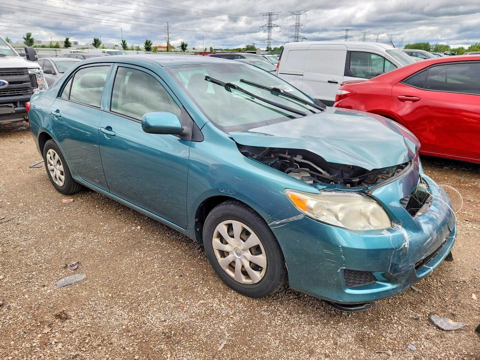 2009 Toyota Corolla VIN JTDBL40E99J014604 COPART salvage auction — FRONT END, Il - Salvage Certificate, sold $275 on 2026-07-28 (photo 4)