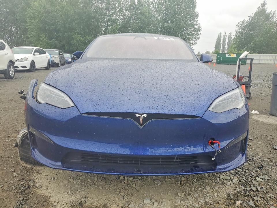 2023 Tesla Model s VIN 5YJSA1E67PF517008 COPART salvage auction — FRONT END, Wa - Bill Of Sale, sold $36,750 on 2026-07-13 (photo 5)