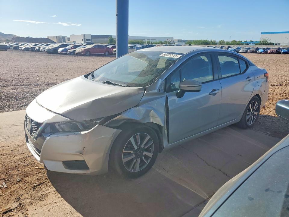 2020 Nissan Versa VIN 3N1CN8EV7LL841406 COPART salvage auction — FRONT END, Az - Cert Of Title - Salvage, sold $3,250 on 2026-07-09 (photo 1)