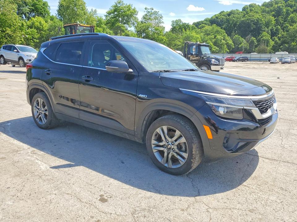 2021 Kia Seltos VIN KNDEUCAA1M7140977 COPART salvage auction — FRONT END, Oh - Cert Of Title-Salvage, sold $6,300 on 2026-07-02 (photo 4)