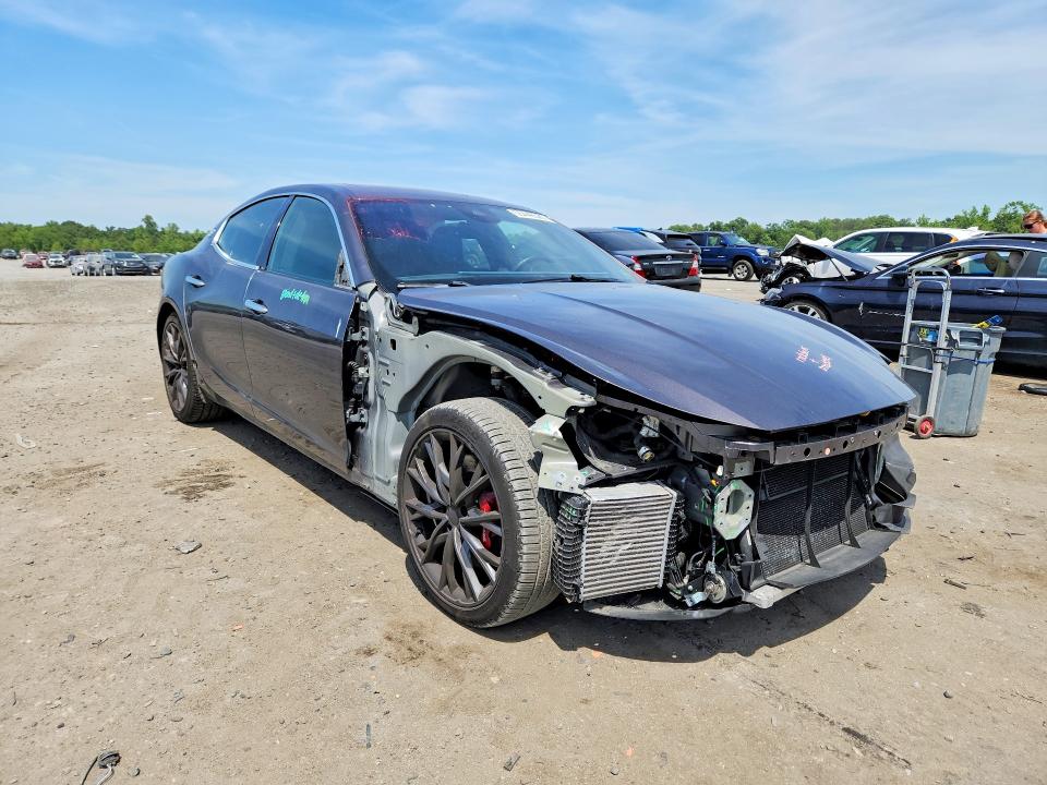 2019 Maserati Ghibli VIN ZAM57XSS5K1339628 COPART salvage auction — FRONT END, Va - Cert Of Title - Salvage, sold $6,600 on 2026-07-08 (photo 4)