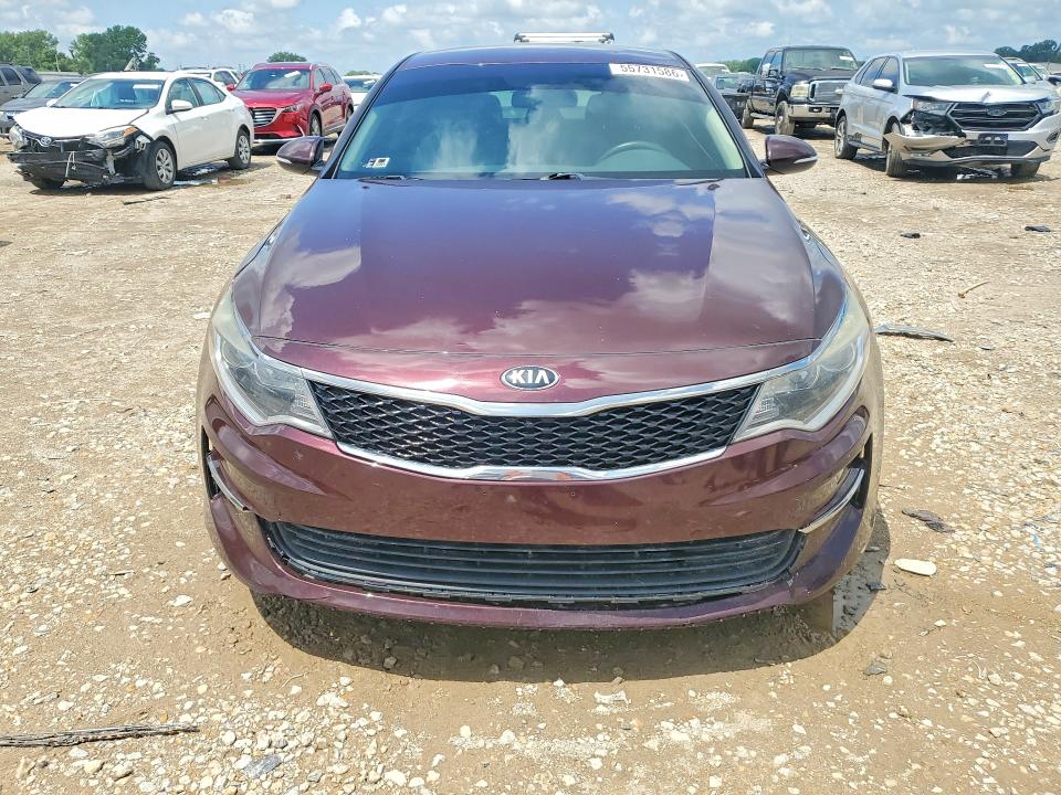 2016 Kia Optima VIN 5XXGT4L39GG073816 COPART salvage auction — FRONT END, Mt - Cert Of Title-Rebuilt Salvage, sold $1,050 on 2026-07-21 (photo 5)