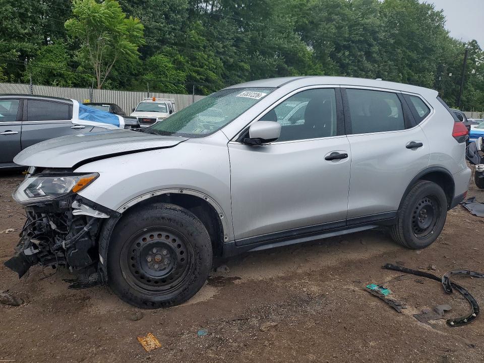 2017 Nissan Rogue VIN KNMAT2MV4HP562113 COPART salvage auction — FRONT END, Pa - Certificate Of Salvage, sold $1,200 on 2026-07-29 (photo 1)