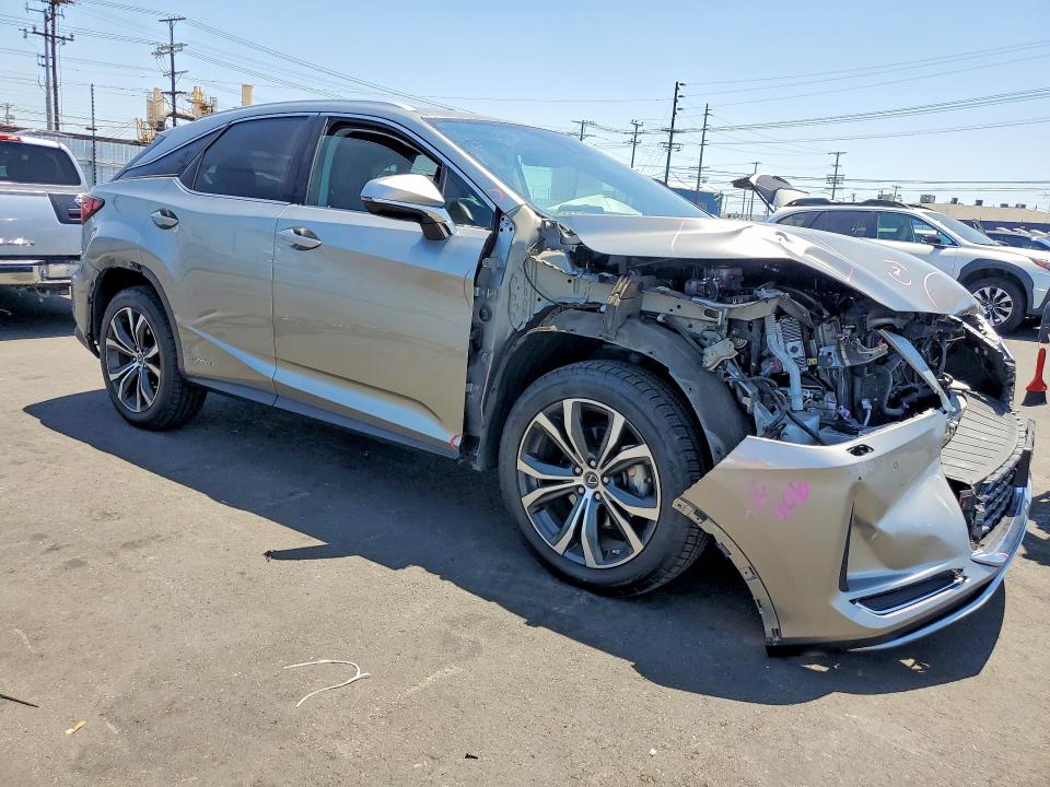 2022 Lexus Rx VIN 2T2HGMDA1NC092947 COPART salvage auction — FRONT END, Ca - Salvage Certificate, sold $11,600 on 2026-07-27 (photo 4)
