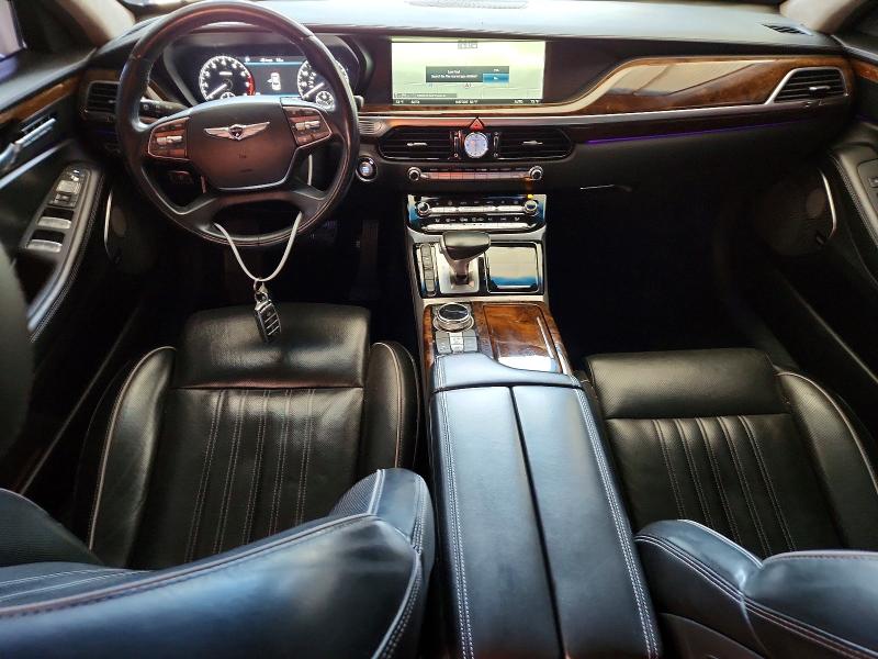 2018 Genesis G90 VIN KMHG54JH9JU042765 COPART salvage auction — SIDE, IL - CERTIFICATE OF TITLE, sold $3,500 on 2026-07-30 (photo 8)