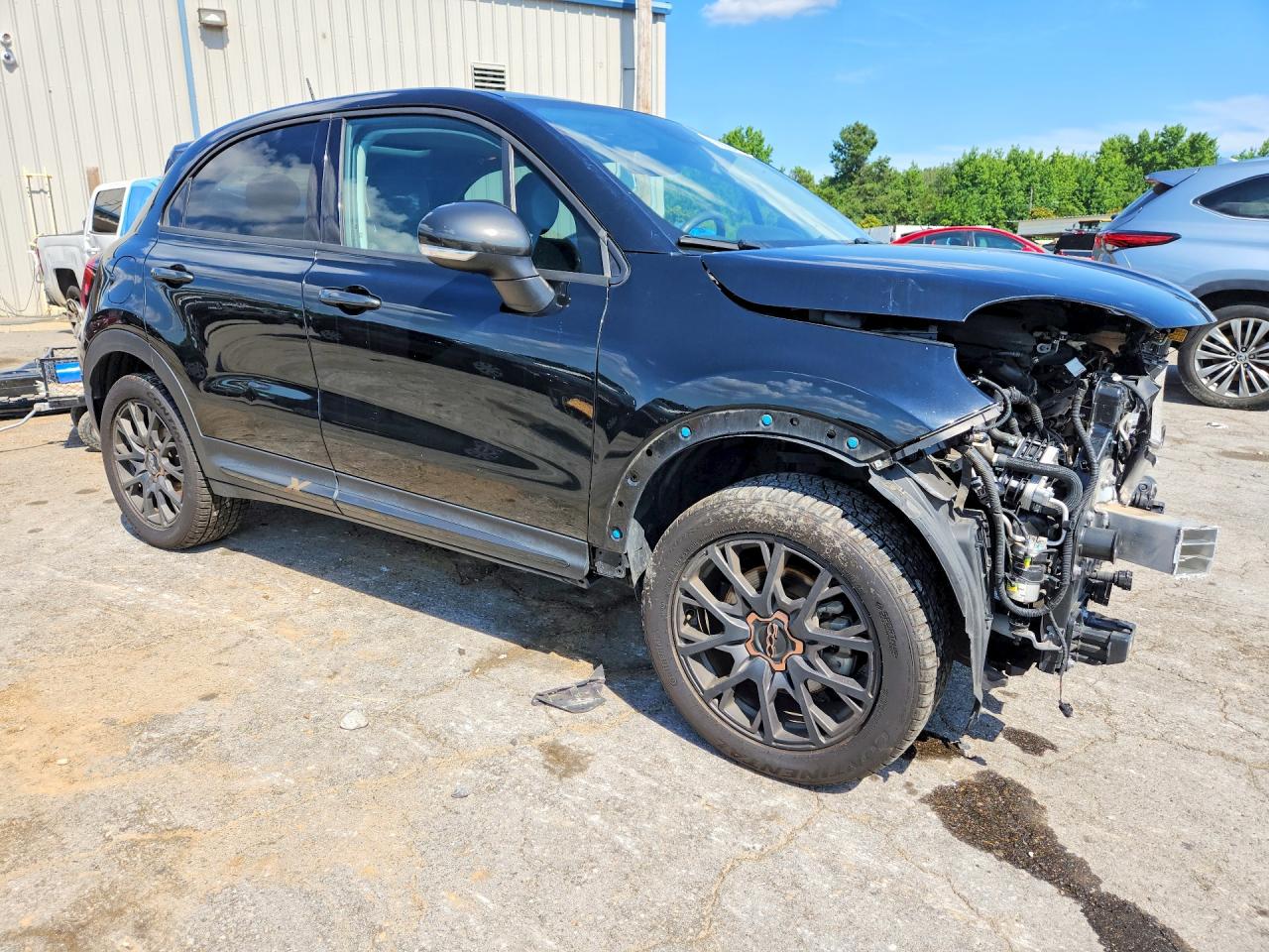 2019 Fiat 500X VIN ZFBNFYB19KP796981 COPART salvage auction — Front End, TN - SALVAGE CERTIFICATE, sold $1,850 on 2026-07-09 (photo 4)