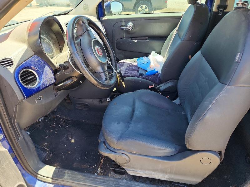 2013 Fiat 500 VIN 3C3CFFARXDT628771 COPART salvage auction — FRONT END, Az - Cert Of Title - Salvage, sold $300 on 2026-07-17 (photo 7)