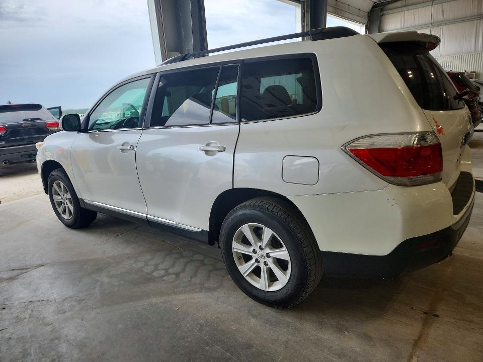 2012 Toyota Highlander VIN 5TDZA3EH9CS026179 COPART salvage auction — REAR END, Ne - Cert Of Title-Salvage, sold $225 on 2026-07-28 (photo 2)