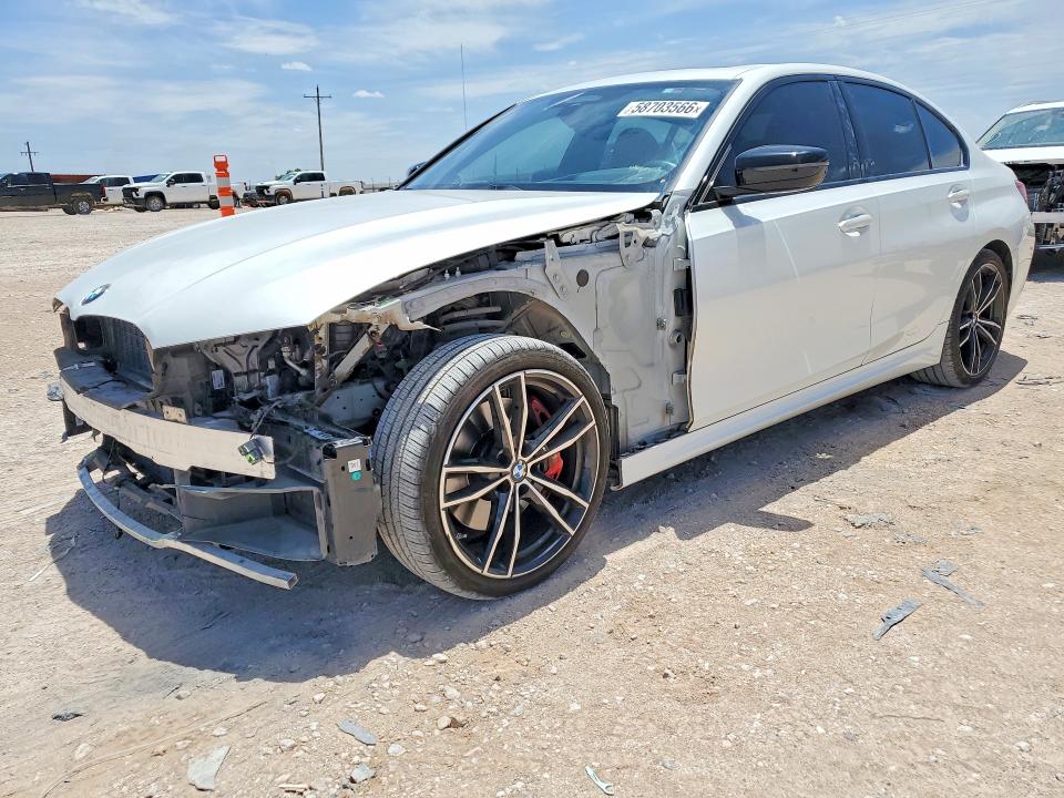 2021 BMW VIN 3MW5U9J01M8C14596 — COPART salvage auction photo