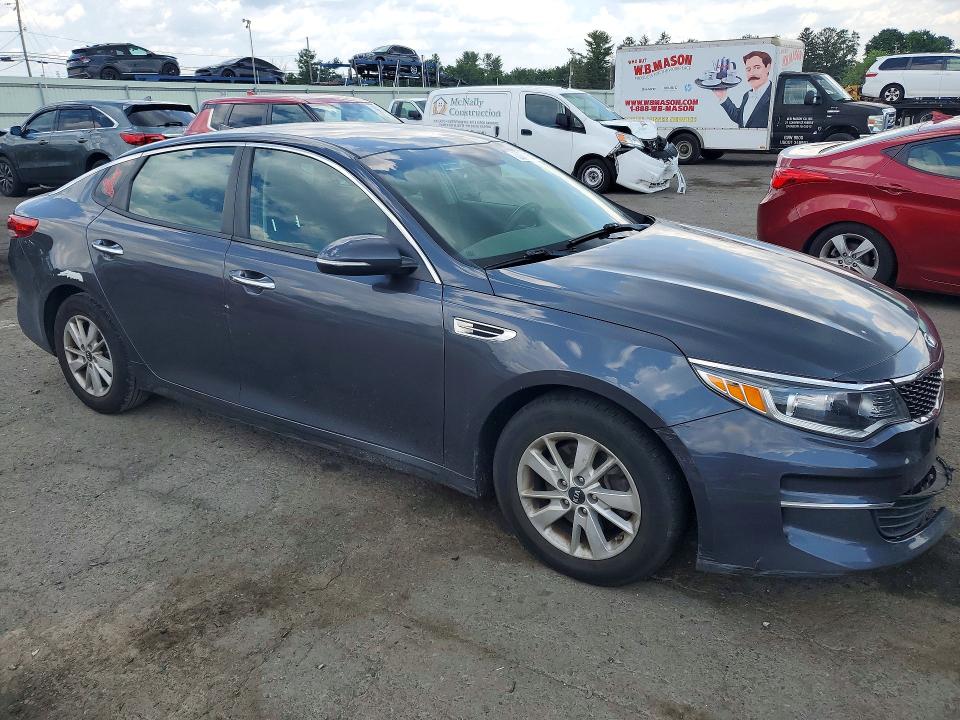 2018 Kia Optima VIN KNAGT4L36J5211711 COPART salvage auction — FRONT END, Pa - Certificate Of Salvage, sold $800 on 2026-07-07 (photo 4)