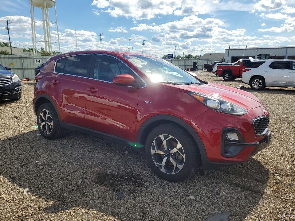2020 Kia Sportage VIN KNDPMCAC2L7801859 COPART salvage auction — FRONT END, Il - Salvage Certificate, sold $3,900 on 2026-07-29 (photo 4)