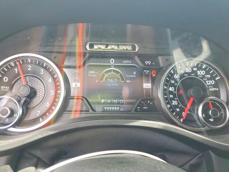 2019 Ram 1500 VIN 1C6SRFFT4KN621189 COPART salvage auction — REAR END, In - Cert Of Title-Salvage Title, sold $7,600 on 2026-08-28 (photo 9)