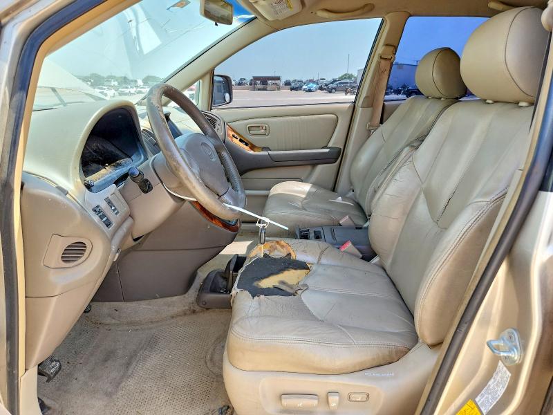 1999 Lexus Rx VIN JT6GF10U5X0035771 COPART salvage auction — NORMAL WEAR, Tx - Certificate Of Title (P), sold $650 on 2026-07-09 (photo 7)