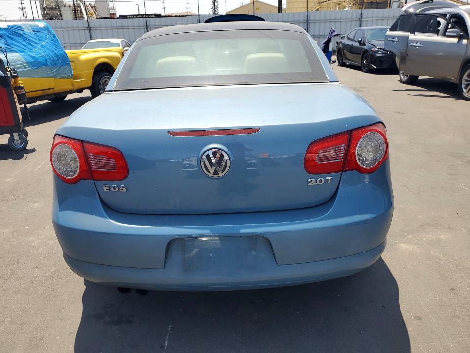 2009 Volkswagen Eos VIN WVWBA71F39V006019 COPART salvage auction — FRONT END, Ca - Salvage Certificate, sold $325 on 2026-07-13 (photo 6)