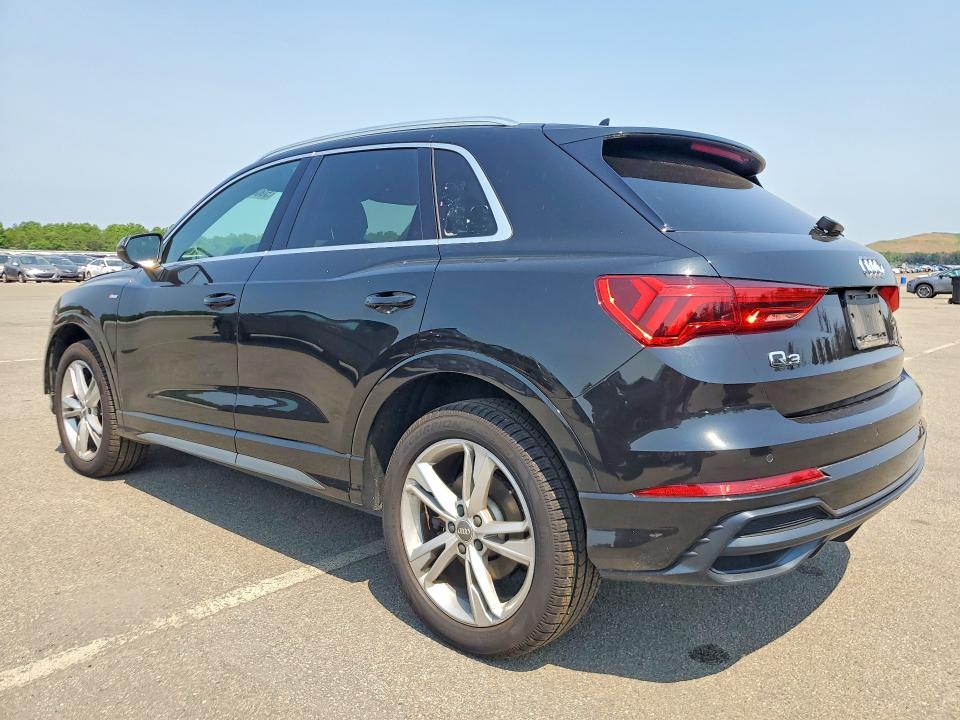 2020 Audi Q3 VIN WA1DECF34L1013980 COPART salvage auction — FRONT END, Ny - Mv-907A Salvage Certificate, sold $11,400 on 2026-07-06 (photo 2)