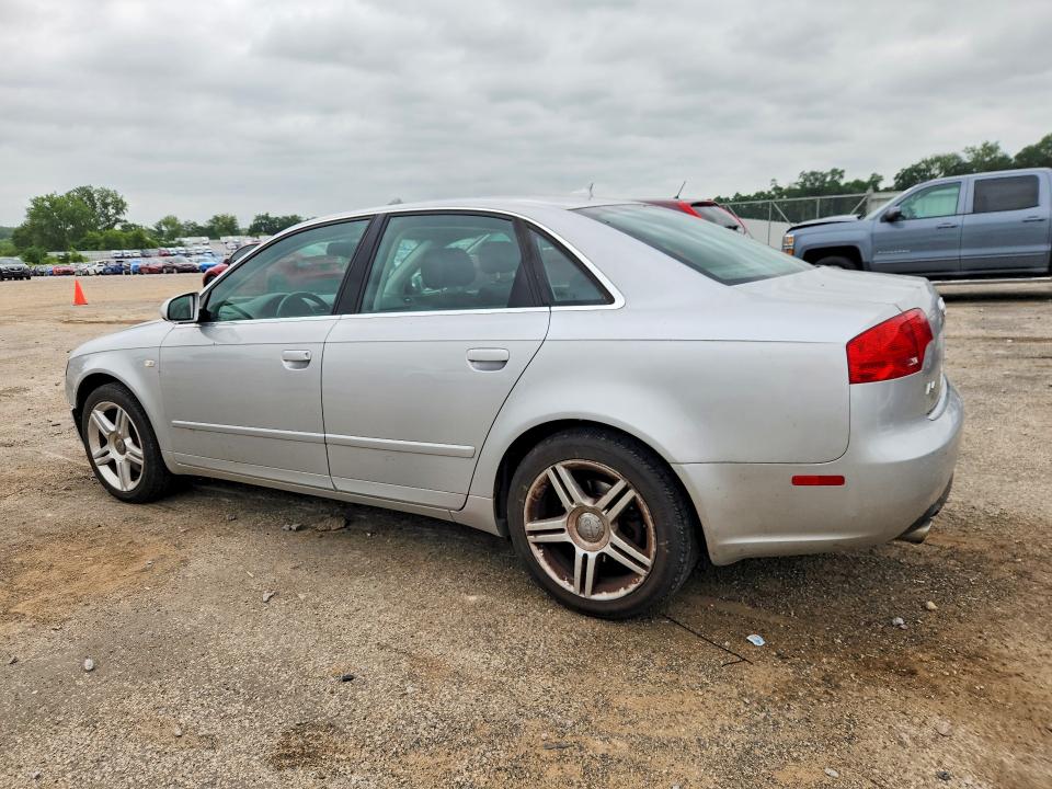 2007 Audi A4 VIN WAUDF78E37A058081 COPART salvage auction — HAIL, Wi - Junked Vehicle Bill Of Sale, sold $300 on 2026-07-14 (photo 2)