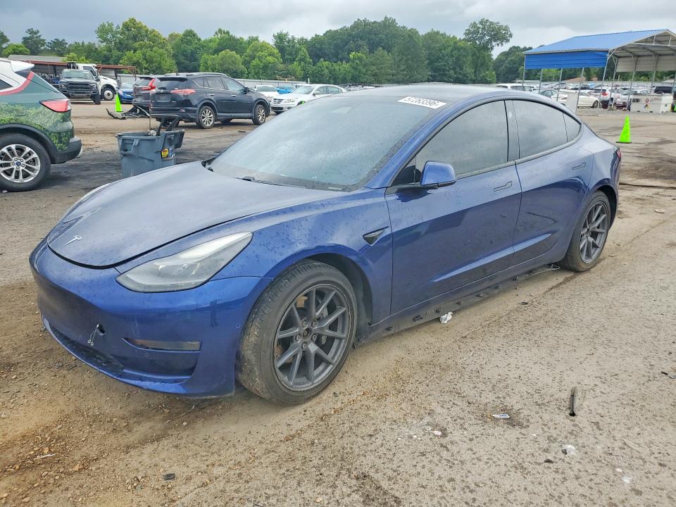 2021 Tesla VIN 5YJ3E1EB5MF948156 COPART salvage auction — NORMAL WEAR, Ga - Certificate Of Title, sold $7,600 on 2026-07-10 (photo 1)