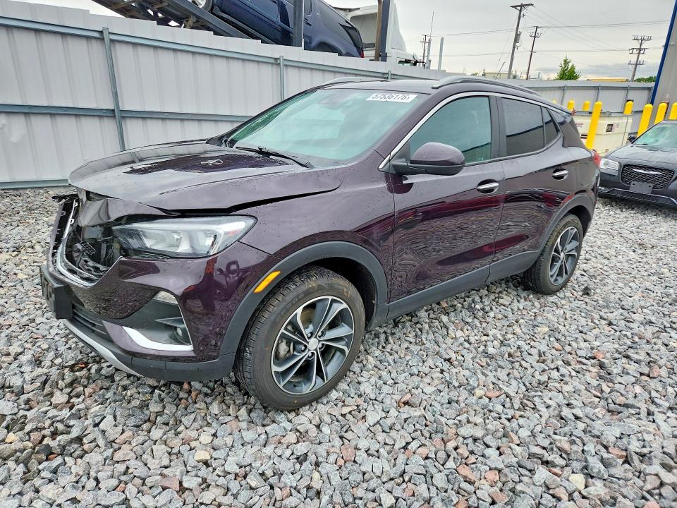 2021 Buick Encore VIN KL4MMESL3MB149534 COPART salvage auction — FRONT END, Wi - Junked Vehicle Bill Of Sale, sold $2,600 on 2026-07-27 (photo 1)