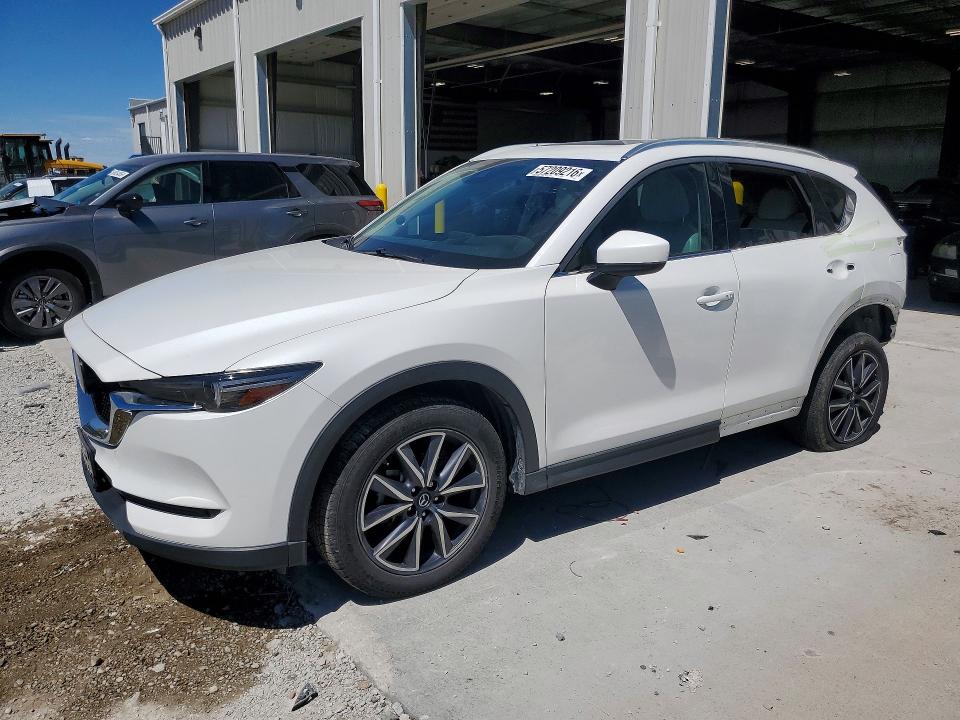 2018 Mazda Cx-5 VIN JM3KFADM6J1377686 COPART salvage auction — REAR END, Ne - Cert Of Title-Salvage, sold $5,500 on 2026-07-14 (photo 1)