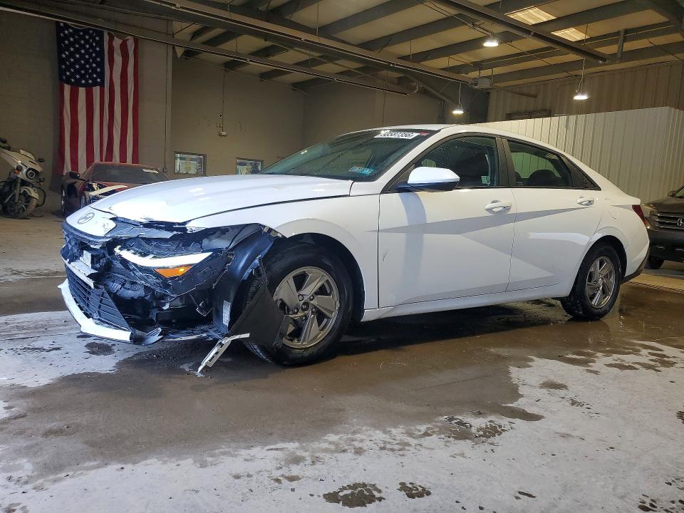 2025 Hyundai Elantra VIN KMHLL4DGXSU853967 COPART salvage auction — FRONT END, Pa - Certificate Of Salvage, sold $5,700 on 2026-07-22 (photo 1)