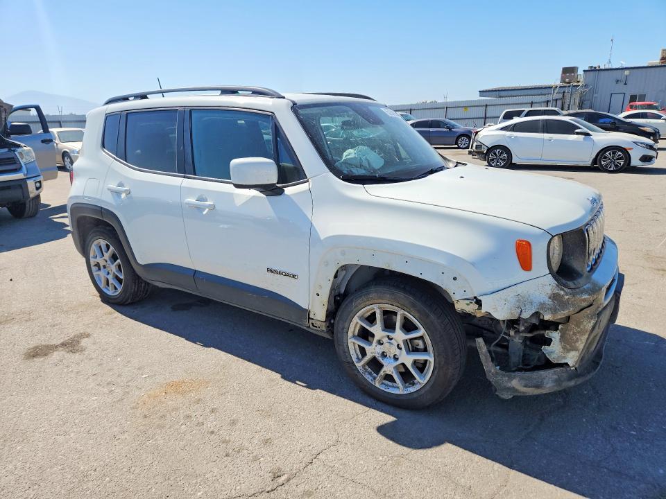 2019 Jeep Renegade VIN ZACNJABB8KPK46649 COPART salvage auction — FRONT END, Ca - Salvage Certificate, sold $1,450 on 2026-07-31 (photo 4)