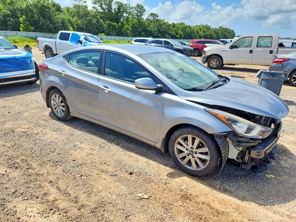 2015 Hyundai Elantra VIN KMHDH4AE0FU419300 COPART salvage auction — FRONT END, Fl - Cert Of Title Slvg Rebuildable, sold $325 on 2026-07-21 (photo 4)