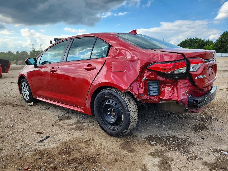 2020 Toyota VIN 5YFEPRAE0LP102957 COPART salvage auction — REAR END, IL - SALVAGE CERTIFICATE, sold $7,000 on 2026-07-28 (photo 2)