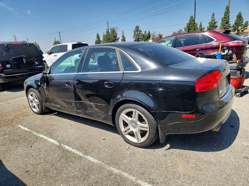 2007 Audi A4 VIN WAUAF78E47A016697 COPART salvage auction — SIDE, Ca - Salvage Certificate, sold $525 on 2026-07-21 (photo 2)