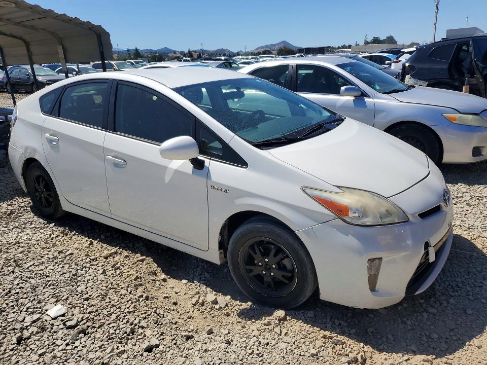2015 Toyota Prius VIN JTDKN3DUXF0482557 COPART salvage auction — FRONT END, Ca - Salvage Certificate, sold $1,150 on 2026-07-07 (photo 4)