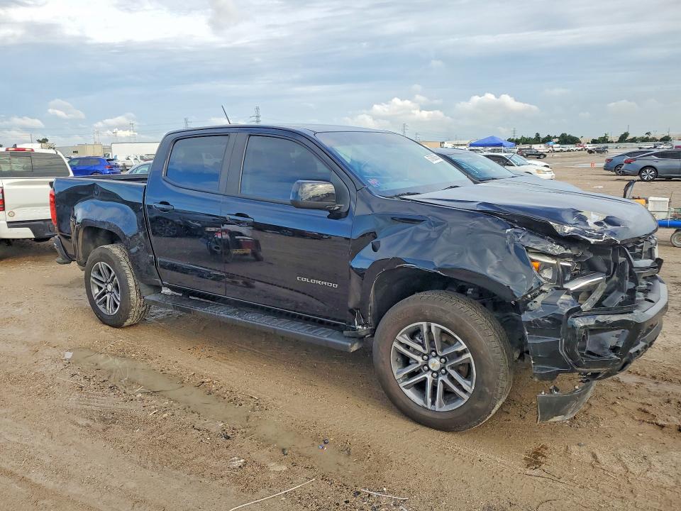 2021 Chevrolet Colorado VIN 1GCGSBEN0M1100706 COPART salvage auction — FRONT END, Tx - Salvage Vehicle Title, sold $8,200 on 2026-07-02 (photo 4)
