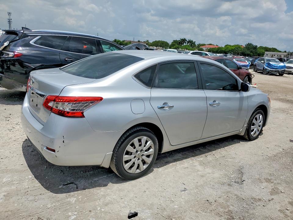 2015 Nissan Sentra VIN 3N1AB7AP0FY336428 COPART salvage auction — MINOR DENT/SCRATCHES, FL - CERTIFICATE OF TITLE, sold $1,200 on 2026-07-02 (photo 3)