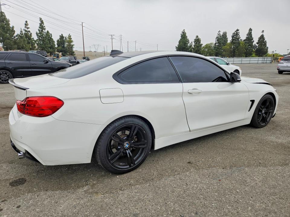 2015 BMW 4er VIN WBA3N7C5XFK223140 COPART salvage auction — FRONT END, Ca - Salvage Certificate, sold $2,300 on 2026-07-16 (photo 3)