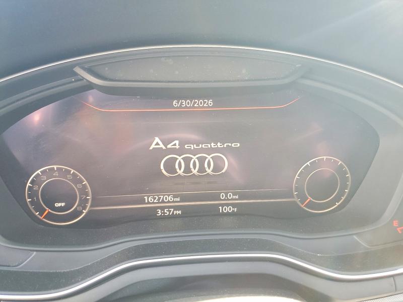 2017 Audi A4 VIN WAUENAF46HN040862 COPART salvage auction — FRONT END, NV - CERTIFICATE OF TITLE, sold $2,450 on 2026-07-27 (photo 9)
