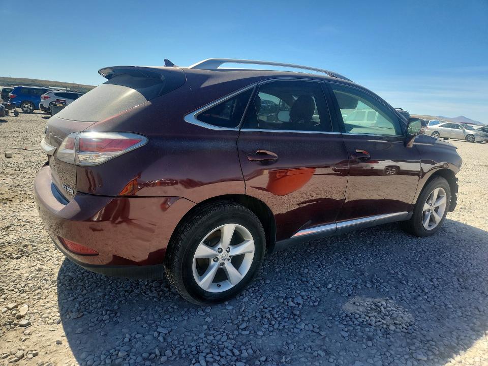 2013 Lexus Rx VIN 2T2BK1BA5DC157321 COPART salvage auction — FRONT END, Ca - Salvage Certificate, sold $5,500 on 2026-07-03 (photo 3)