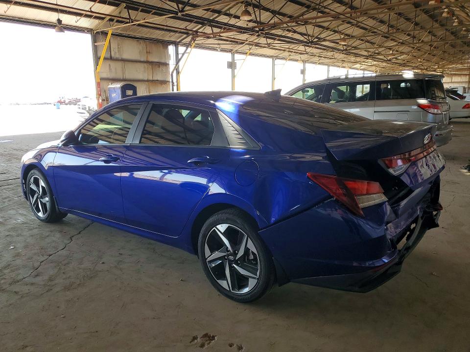 2023 Hyundai Elantra VIN KMHLS4AG6PU591783 COPART salvage auction — REAR END, AZ - CERT OF TITLE - SALVAGE, sold $6,300 on 2026-07-27 (photo 2)