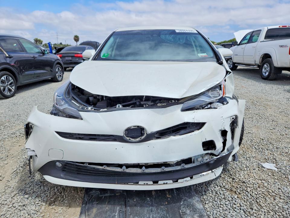 2019 Toyota Prius VIN JTDL9RFU6K3008865 COPART salvage auction — FRONT END, Ca - Salvage Certificate, sold $3,250 on 2026-07-24 (photo 5)