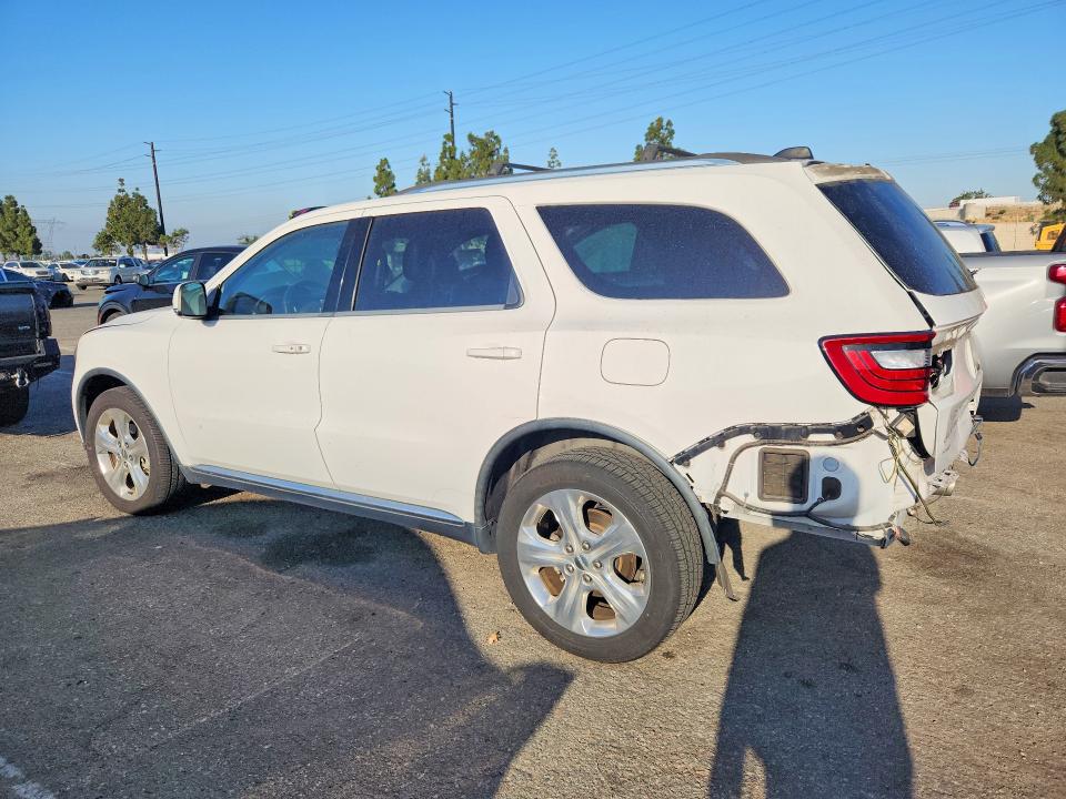 2014 Dodge Durango VIN 1C4RDJDG9EC586843 COPART salvage auction — REAR END, Ca - Salvage Certificate, sold $1,100 on 2026-07-30 (photo 2)