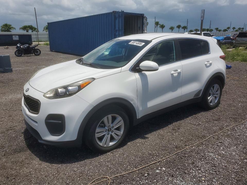 2017 Kia VIN KNDPM3AC4H7184679 COPART salvage auction — SIDE, Fl - Cert Of Title Slvg Rebuildable, sold $3,200 on 2026-07-13 (photo 1)