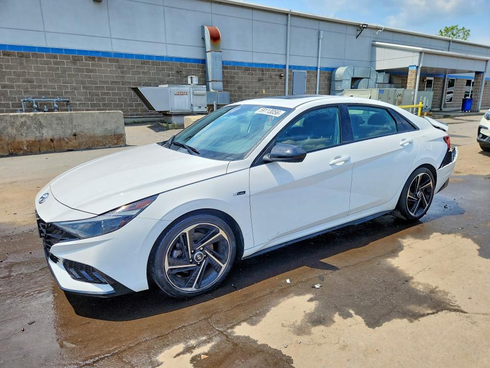 2023 Hyundai Elantra VIN KMHLR4AF1PU576773 COPART salvage auction — REAR END, Ct - Cert Of Title-Salvage, sold $7,100 on 2026-07-14 (photo 1)