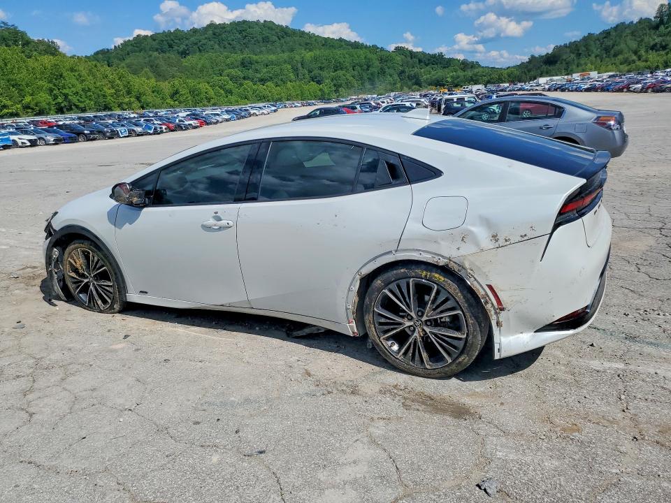2024 Toyota Prius VIN JTDADABUXR3016393 COPART salvage auction — FRONT END, Wv - Salvage Certificate, sold $10,300 on 2026-07-16 (photo 2)