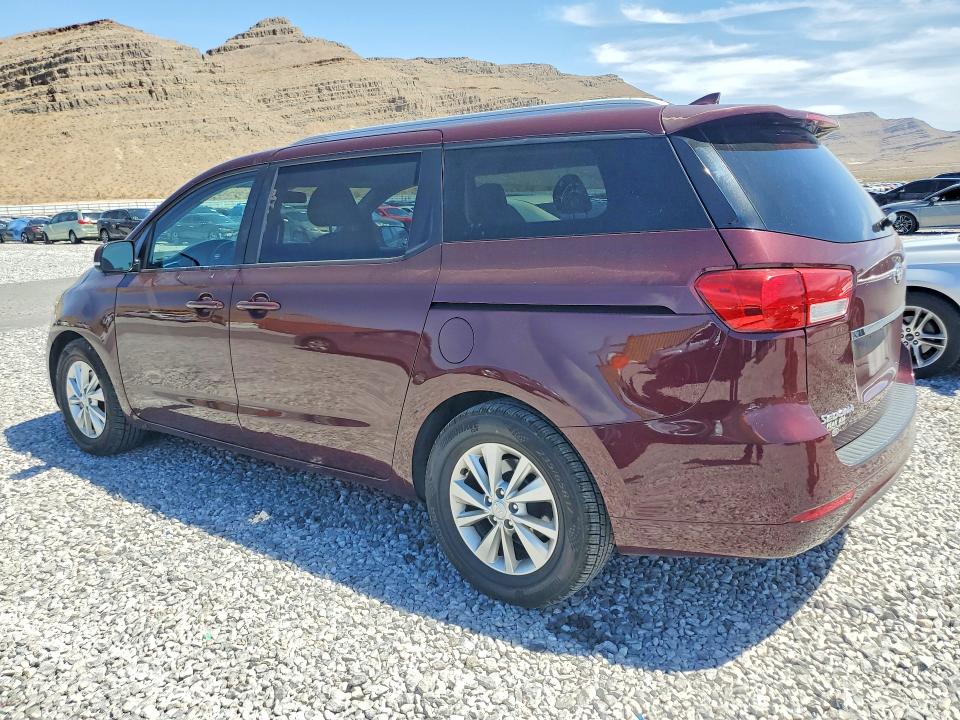 2015 Kia SEDONA VIN KNDMB5C16F6080570 COPART salvage auction — REAR END, Nv - Cert Of Title-Rebuilt Total Lo, sold $1,550 on 2026-07-08 (photo 2)