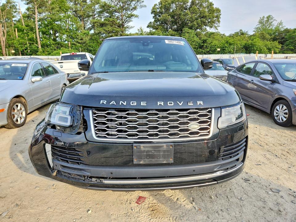 2019 Land rover VIN SALGS2SV1KA539293 COPART salvage auction — FRONT END, Md - Cert Of Salvage < 75% Damage, sold $18,500 on 2026-07-14 (photo 5)