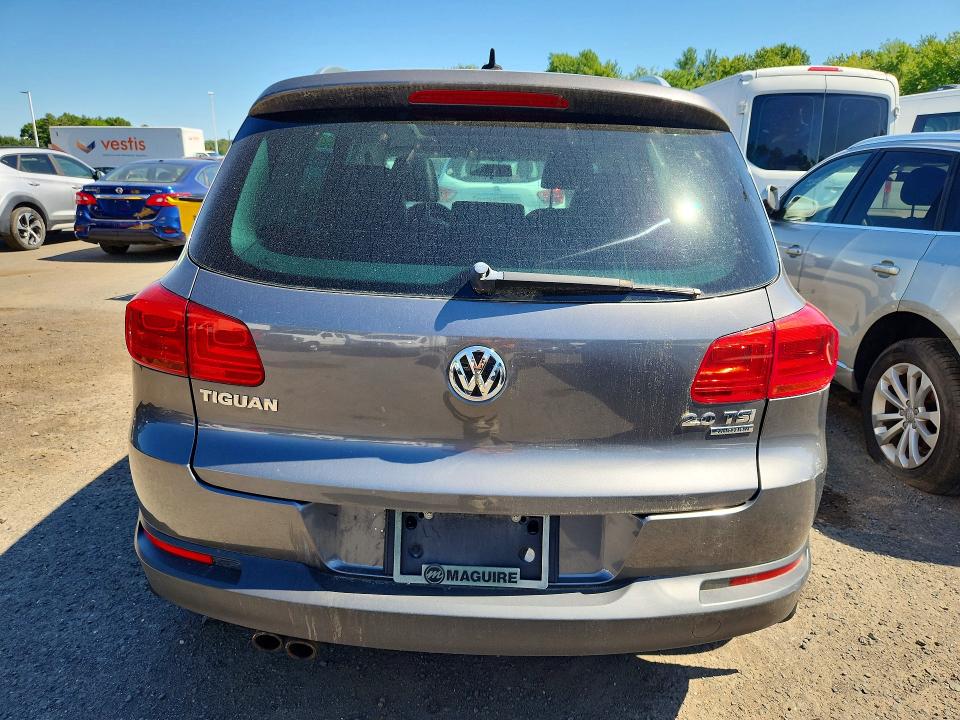 2012 Volkswagen Tiguan VIN WVGBV7AX1CW005705 COPART salvage auction — MINOR DENT/SCRATCHES, Ny - Certificate Of Title, sold $3,500 on 2026-07-09 (photo 6)