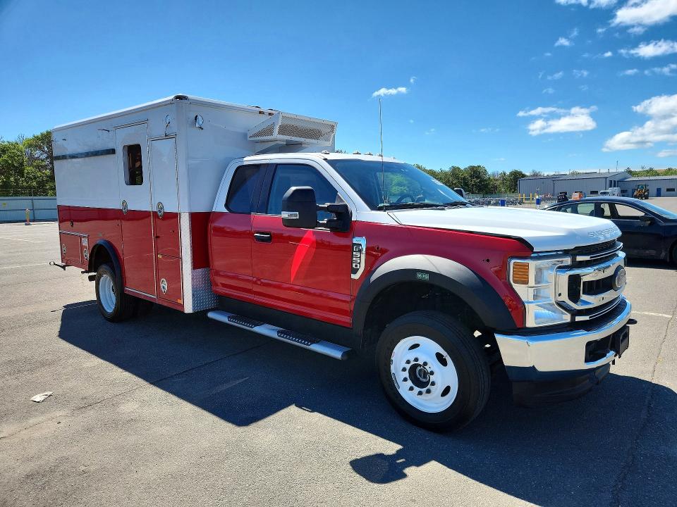 2020 Ford F-550 super duty VIN 1FD0X5HT1LED25010 COPART salvage auction — MINOR DENT/SCRATCHES, Ny - Certificate Of Title, sold $27,500 on 2026-07-29 (photo 4)